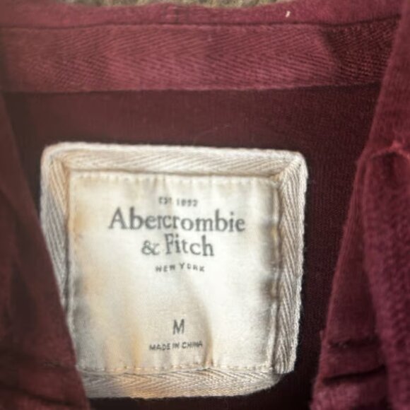 Abercrombie & Fitch Womens Pullover Hoodie Size M Embroidered Logo Preppy Y2K - Picture 4 of 4